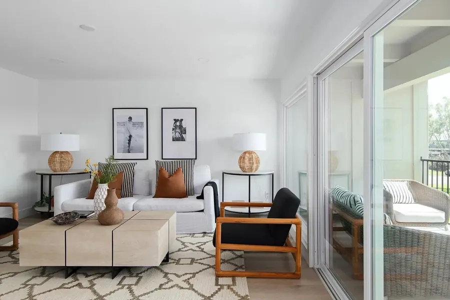 Living room seating area